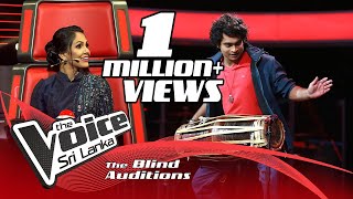 Chanaka Madushanka  Nomile Dun Nisa නොමිලේ දුන් නිසා  Blind Auditions  The Voice Sri Lanka [upl. by Trevor]