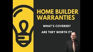 New Home Warranty  Whats Really Covered by the home builders warranty [upl. by Ayouqes491]