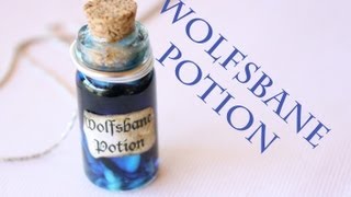 Wolfsbane  Harry Potter Potion Ep  6  Bottle Charm Tutorial [upl. by Aerbas369]