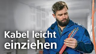 Kabel einziehen leicht gemacht Kabeleinziehhilfe Cable Scout DE [upl. by Myriam]