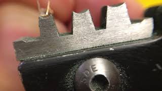 How to Crimp 254mm DuPont connectors macro view [upl. by Sindee36]