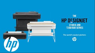 HP DesignJet Studio amp T200T600 World’s Easiest Plotters  Designjet Large Format Printers  HP [upl. by Kylstra83]