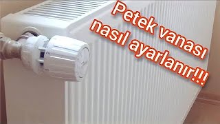 KALORİFER PETEĞİ VANASI NASIL AÇILIR [upl. by Rosalyn656]