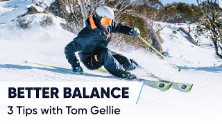 HOW TO SKI STEEPER SLOPES  3 Tips For Better Balance [upl. by Eemia284]