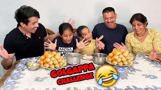 Golgappe Challenge With My FAMILY 😂 [upl. by Yasdnil471]