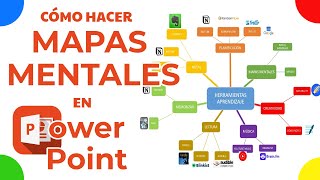 👉💥Cómo hacer un MAPA MENTAL en POWER POINT💥 [upl. by Rez]