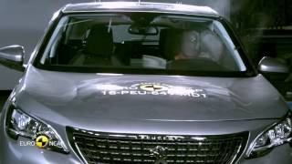 Euro NCAP Crash Test of Peugeot 3008 [upl. by Reltuc]