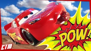 Funny Disney Pixar CARS outtakes amp bloopers Lightning McQueen amp Mater [upl. by Frye]