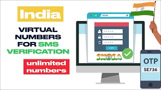 How to get India virtual number for SMS otp verification  receive sms online india otp [upl. by Lightfoot532]