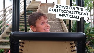 RIDING ROLLERCOASTERS AT UNIVERSAL  The Radford Family [upl. by Nomde]