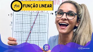 FUNÇÃO LINEAR \Prof Gis  AULA 10 [upl. by Quinlan]