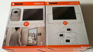 Kit videocitofono bticino  Unboxing [upl. by Alexine]