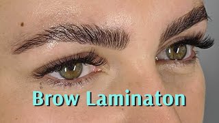 BROW LAMINATION Tutorial  Brow Code [upl. by Dugan]