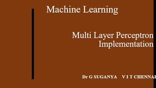 Multi Layer Perceptron  SKlearn  ipynb notebook example [upl. by Hayley]