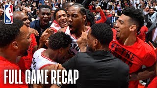 76ERS vs RAPTORS  JAWDROPPING End to Series Finale  Game 7 [upl. by Asatan138]