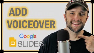 How To Add Voiceover To A Google Slide Presentation [upl. by Mharba]