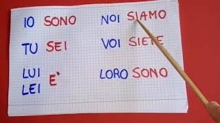 Corso di Italiano il verbo essere [upl. by Blinnie]