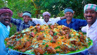 BIRYANI  QUAIL BIRYANI Made with 200 Quail  Marriage Biryani Cooking In Village  Biryani Recipe [upl. by Lucita]