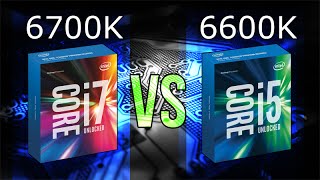 Intel i76700K vs i56600K [upl. by Huai]