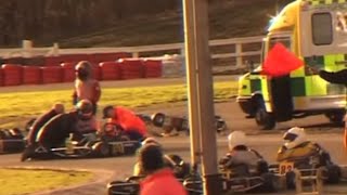 Worst Karting Crash Caught on Camera [upl. by Clari]