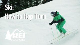 Skiing How to Hop Turn [upl. by Trebmer]