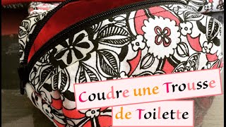 Coudre trousse de toilette IMPERMEABLE [upl. by Eesak]