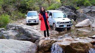 Suzuki Jimny VS Mitsubishi Pajero Mini Offroad Comparison Review Pakistan [upl. by Sewel506]