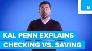 Whats the Difference Between Checking amp Savings Kal Penn Explains  Mashable [upl. by Namyl461]