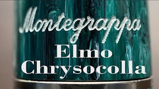 Montegrappa Elmo Chrysocolla Review [upl. by Zebadiah]