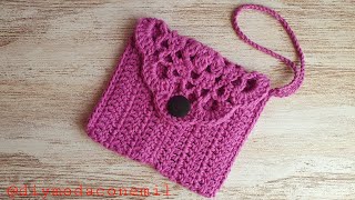 Como tejer una cartera bolso a crochet paso a paso [upl. by Okin949]