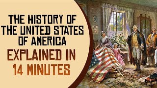 The History of the United States of America Explained in 14 Minutes [upl. by Sessylu409]