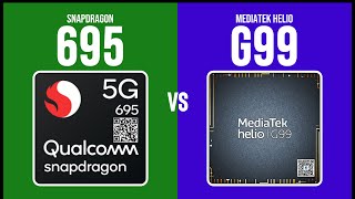 Snapdragon 695 vs Helio G99  Which is Better [upl. by Mastat861]