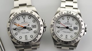 Rolex Explorer II 16570 vs 216570 Review  Choosing the Best Explorer II 2020 [upl. by Atiral631]