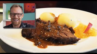 How to make Sauerbraten  German Beef roast  German Recipes  klaskitchencom  simple recipes [upl. by Liartnod]