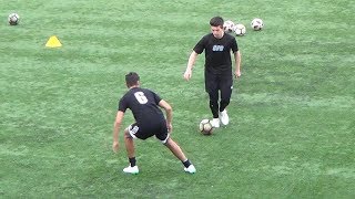 Rotating 1v1 Defending Drill [upl. by Meean]