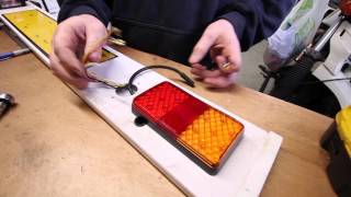 How To Wire LED Trailer Lights [upl. by Enyak]