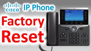 How to Factory Reset Cisco 8800 IP Phones  Webex Calling [upl. by Atniuq722]