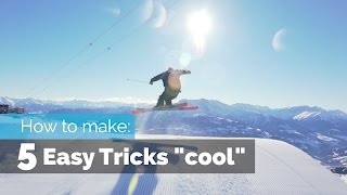 How To Make 5 Easy Ski Tricks Cool [upl. by Secilu]