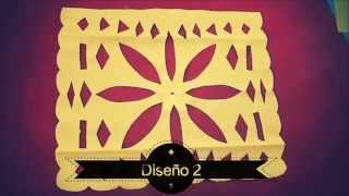 PAPEL PICADO  UNA FLOR [upl. by Hyman]