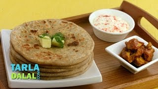 आलू पराठा Aloo Paratha Punjabi Aloo Paratha by Tarla Dalal [upl. by Alan]