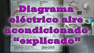 Diagrama eléctrico aire acondicionado explicado [upl. by Halona]