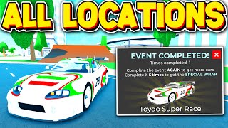 HOW TO FIND ALL 20 PART LOCATIONS in CAR DEALERSHIP TYCOON Scavenger Hunt Event Part Locations [upl. by Harolda]