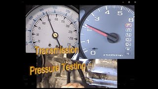 Automatic Transmission Pressure Testing [upl. by Winton116]