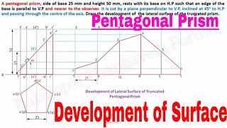 Development of Surface Pentagonal Prism rajagopalthangavelsforum [upl. by Beard145]