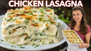 Easy CHICKEN LASAGNA With Creamy White Sauce [upl. by Vyner489]