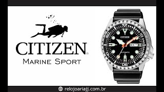 CITIZEN Automático Marine Sport  Relojoaria JJ [upl. by Esom]