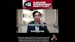 Ilocano Defenders Partylist TVC Commercial 2025 [upl. by Toulon882]