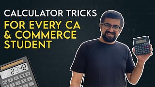 Calculator Tricks For Every CA amp Commerce Students Must Know l TimeSaving Calculator Tips [upl. by Tereb]