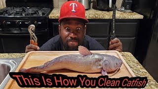 Simple Steps To Skin And Fillet Any Catfish Correctly [upl. by Neelrad]