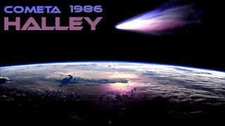 Cometa Halley Sua passagem em 1986 Space Engine [upl. by Noswal831]